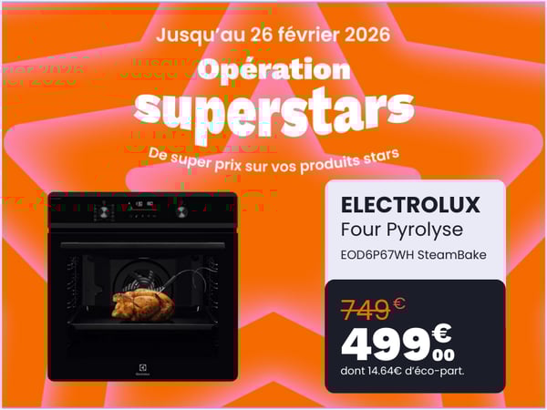 Four Pyro ELECTROLUX EOD6P67WH SteamBake