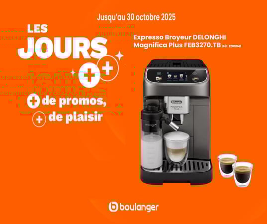 Expresso Broyeur DELONGHI Magnifica Plus FEB3270.TB Réf. 1209041