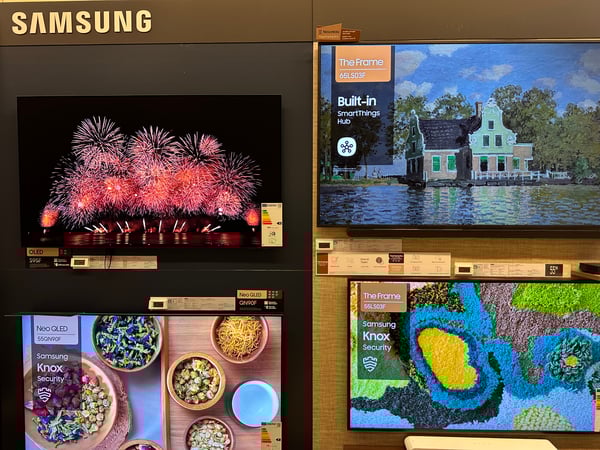 L'espace télévision Samsung boulanger niort