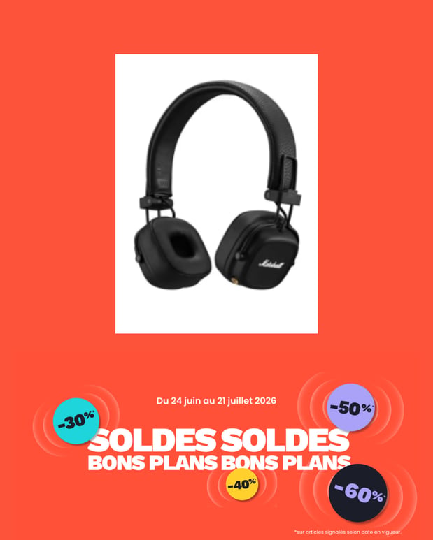 Casque MARSHALL Boulanger Colmar