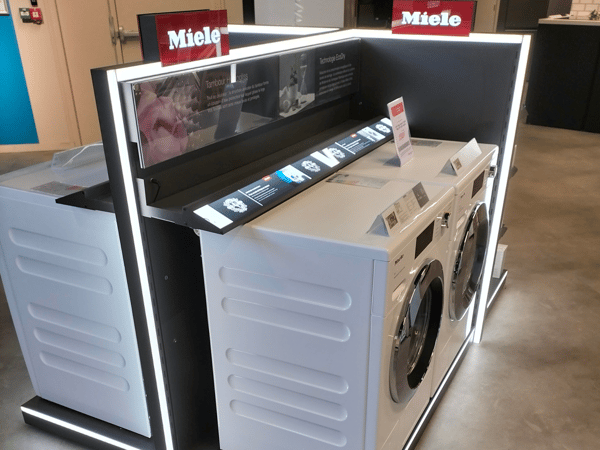 Machine à laver MIELE au magasin  Boulanger Aix en Provence proche de Puyricard, Venelles et Pertuis, Aix-les-milles et Rousset
