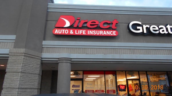 Direct Auto Insurance storefront located at  1412 Military Road, Benton