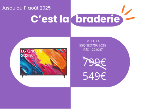 TV LED LG 55QNED70A 2025-55 pouces (139cm)