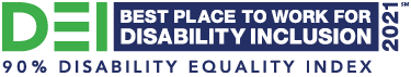 Best Place To Work For Disability Inclusion 2021 logo