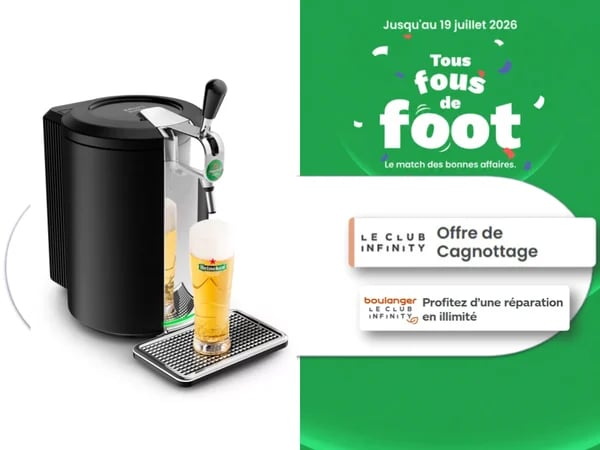 Coupe du Monde : Savourez la pression à domicile avec la tireuse Krups Beertender chez Boulanger Anglet ! 🍺