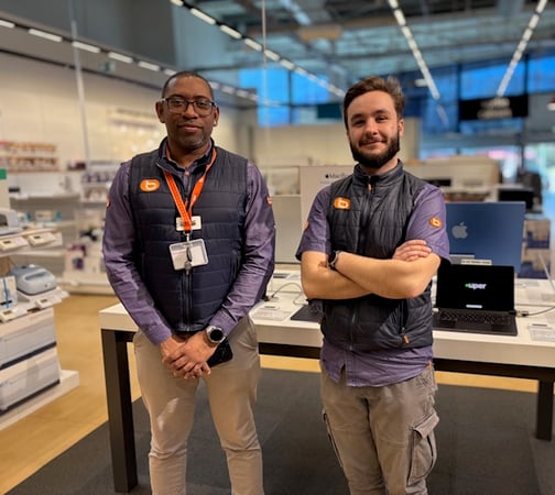 Rodolphe et Alexandre vendeurs Multimédia boulanger le havre - Montivilliers