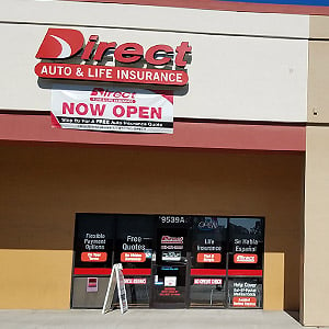 Direct Auto Insurance storefront located at  9539-A East Fowler Avenue, Thonotosassa