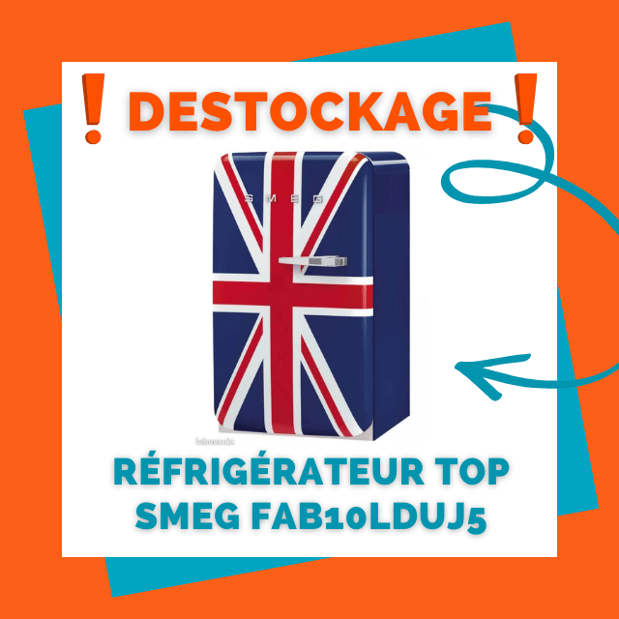 DESTOCKAGE Réfrigérateur top Smeg FAB10LDUJ5