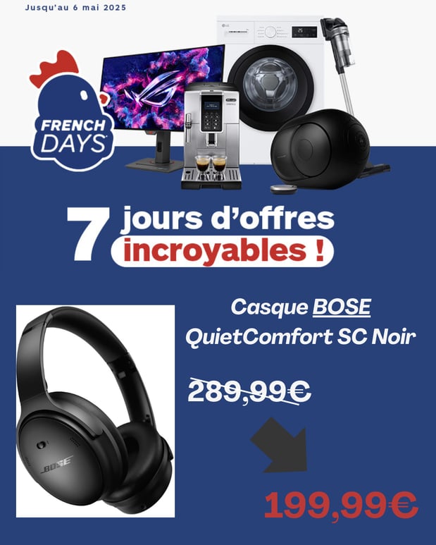 Casque BOSE QuietComfort SC Noir