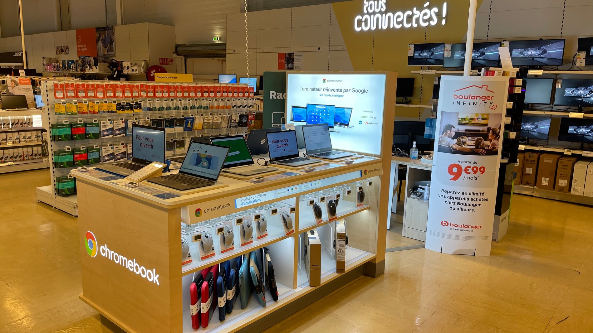 Table Chromebook magasin Aubiere Clermont Ferrand