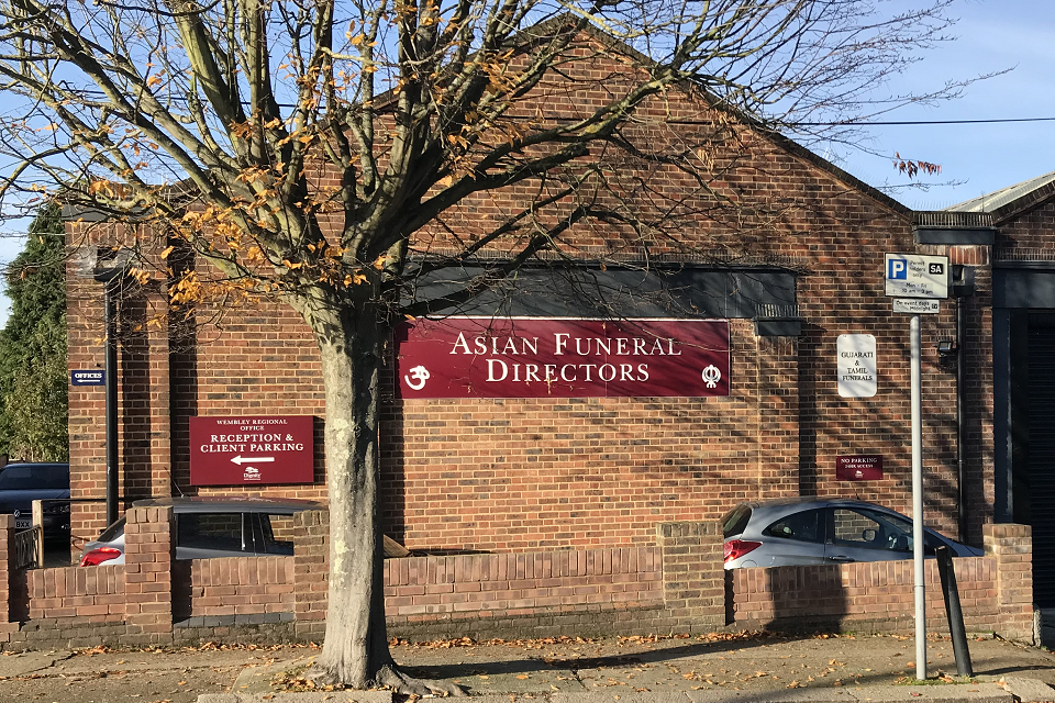 A. Spicer & Sons Funeral Directors Wembley Branch