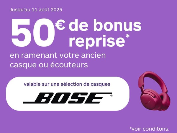 offre casque Bose à Boulanger La Rochelle Angoulins