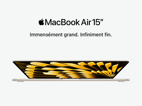 mac apple ordinateur pc portable puce m2 macbook air