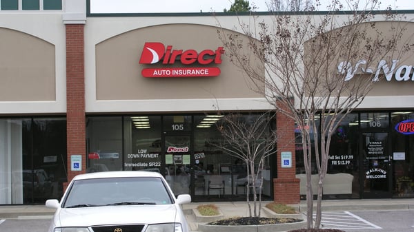 Direct Auto Insurance storefront located at  8950 Highway 64, Lakeland