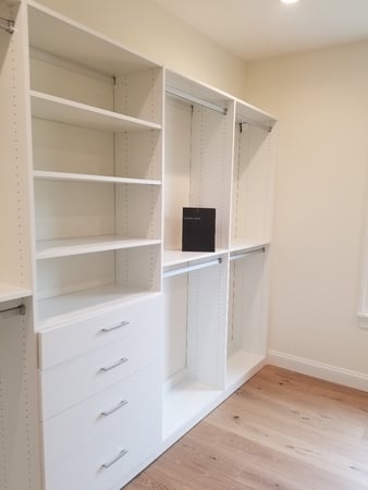 All White Built-In Wardrobe.