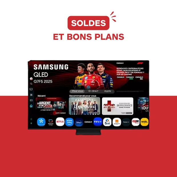 Télévision QLED Samsung au sein du magasin Boulanger Aix-en-Provence proche de Puyricard, Salon de Provence, Aix-les-milles et Pertuis