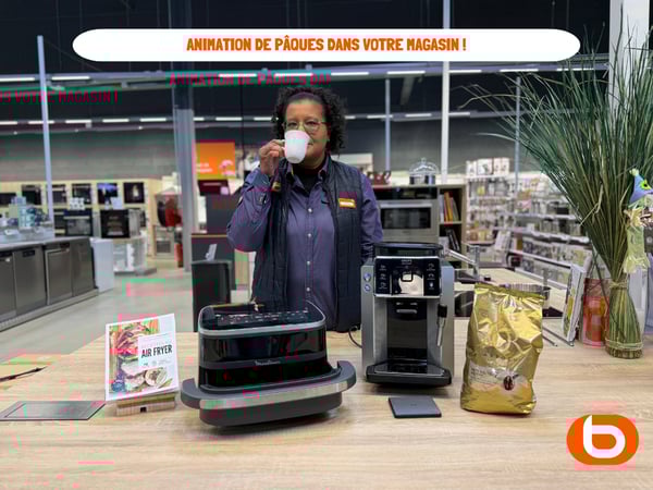 animation, pâques, lapin, chocolat, oeuf, café, petit-déjeuner, croissant, pain au chocolat, viennoiserie, boulanger, wittenheim, mulhouse, multimédia, électroménager, darty