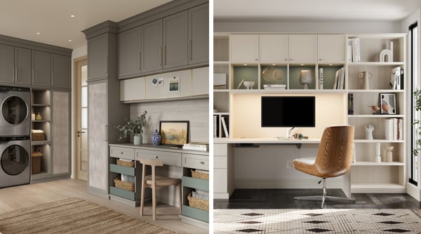 Laundry Room,Home Office, California Closets