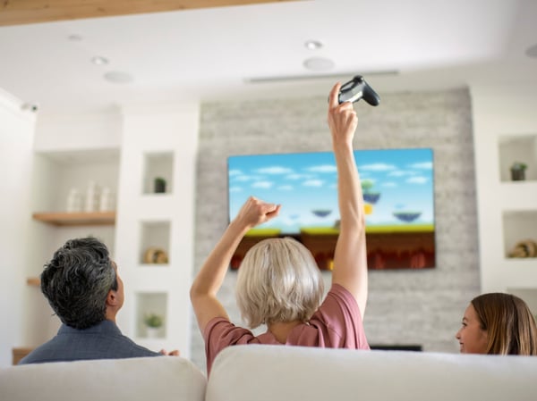 Family gaming with the help of WiFi