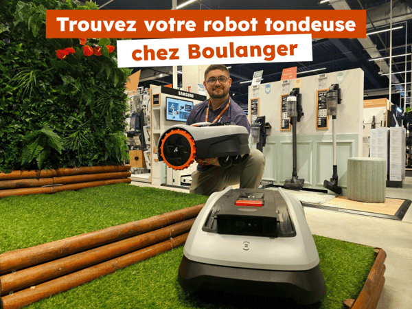 robots tondeuses ecovacs navimov dreame Boulanger Tourville la rivière Rouen