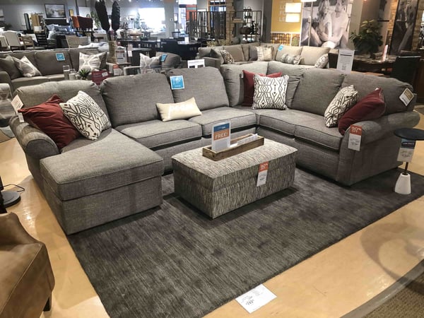 Maplewood Slumberland Furniture sectional 2