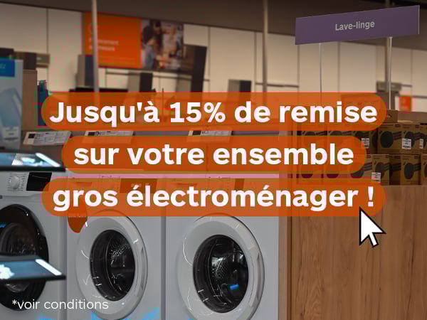 Créez votre ensemble gros électroménager chez Boulanger Toulon - La Garde et profitez de remises !