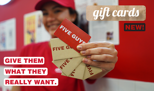 Five Guys Gift Cards