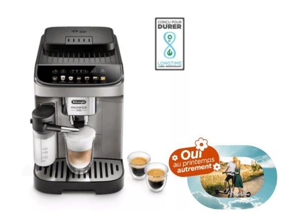 Expresso Broyeur Delonghi Magnifica Evo FEB2981.TB titanium boulanger nice massena