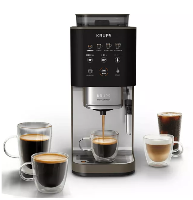 Expresso Broyeur KRUPS Coffee Crush Experience, disponible chez Boulanger Avignon Le Pontet, magasin proche de Orange et Les Angles.