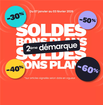🎉 C’est parti pour la 2ᵉ démarque des soldes chez Boulanger La Roche sur Yon !
Profitez des meilleures réductions de l’hiver sur une large sélection de produits électroménagers, high-tech et multimedia 🛍️. C’est le moment idéal pour faire de super bonnes affaires avant la fin des soldes !

📍 Rendez-vous vite dans votre magasin et faites-vous plaisir à petits prix 👇