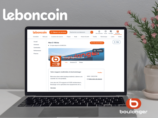 page publicité le bon coin Boulanger Bagnols sur  Cèze