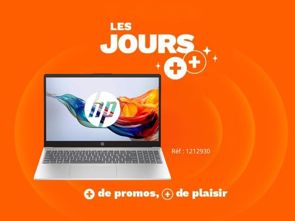 Votre Ordinateur portable HP 15-fc0105nf dans votre magasin Boulanger La Valentine.