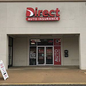 Direct Auto Insurance storefront located at  613 Martin St. N, Pell City