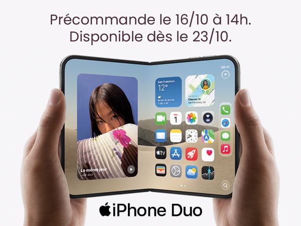 iPhone Duo, le premier iPhone pliable, chez votre Boulanger Toulon - La Garde