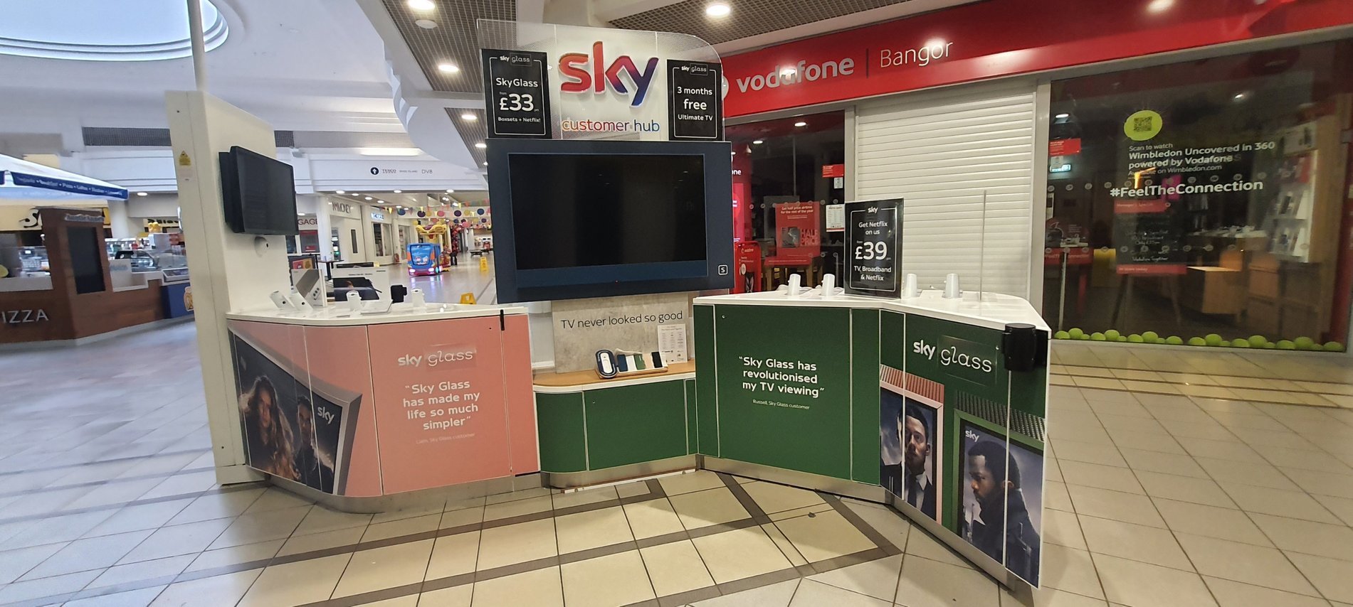 Bloomfield Retail Park Sky store in Bangor