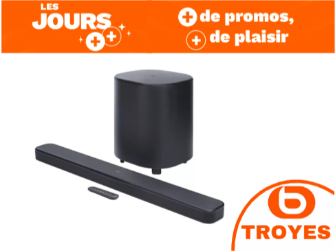 La barre de son JBL 500MK2 chez Boulanger Troyes Saint Parres Aux Tertres.