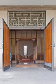 Kirche Duisburg Laar, Apostelstr.; Foto: Tanja Pickartz