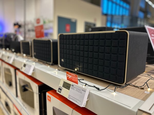rayon enceinte nomade,  Bluetooth . JBL, Marshall, Sony . Boulanger Annemasse