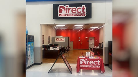Direct Auto Insurance storefront located at  7430 Bell Creek Road, Mechanicsville