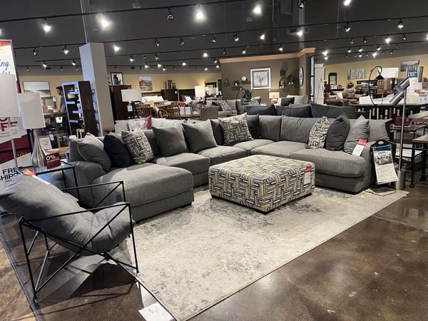 Lincoln Slumberland Furniture large sectional