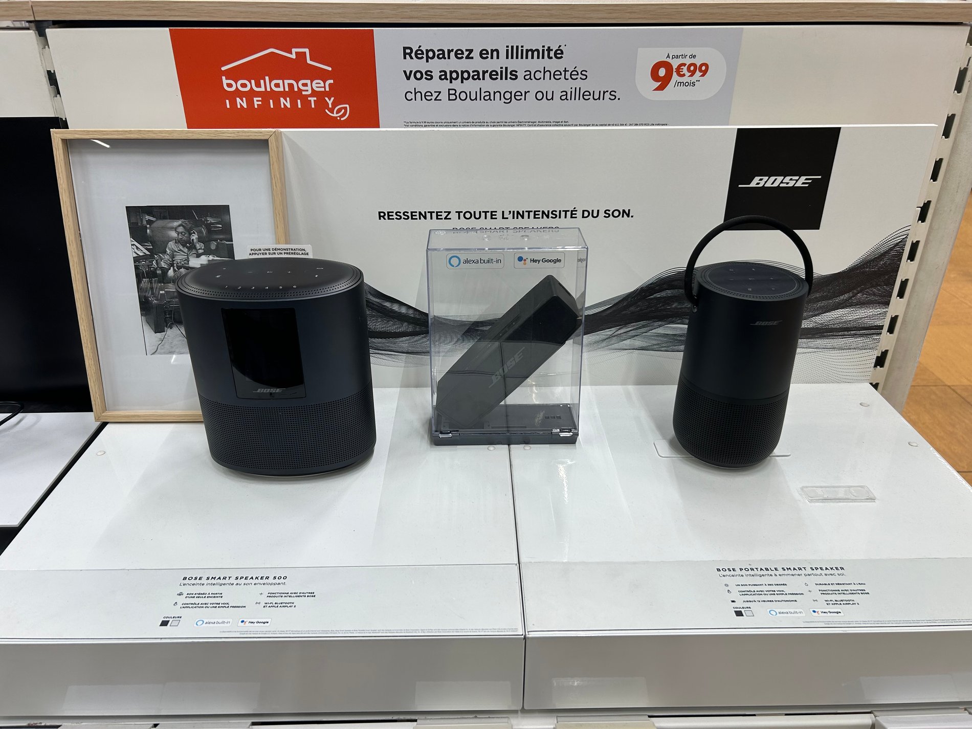 Espace bose du magasin Boulanger Grenoble Saint-Egrève