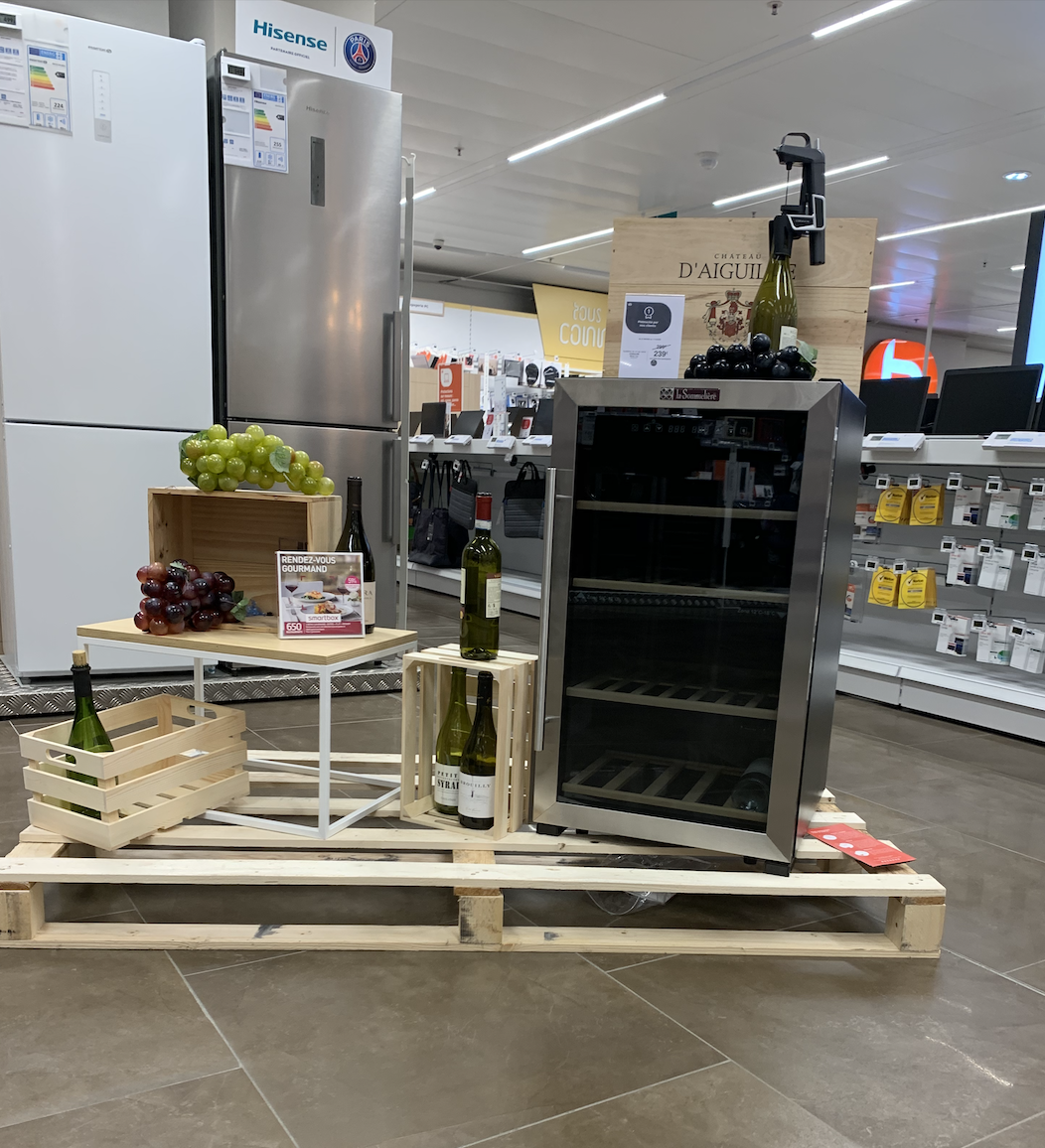Espace Cave à vin Boulanger Levallois Magasin Boulanger Levallois