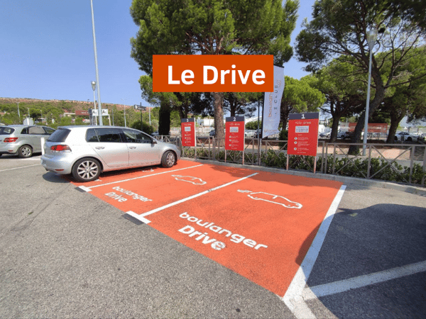 Le nouveau drive chez Boulanger Vitrolles.