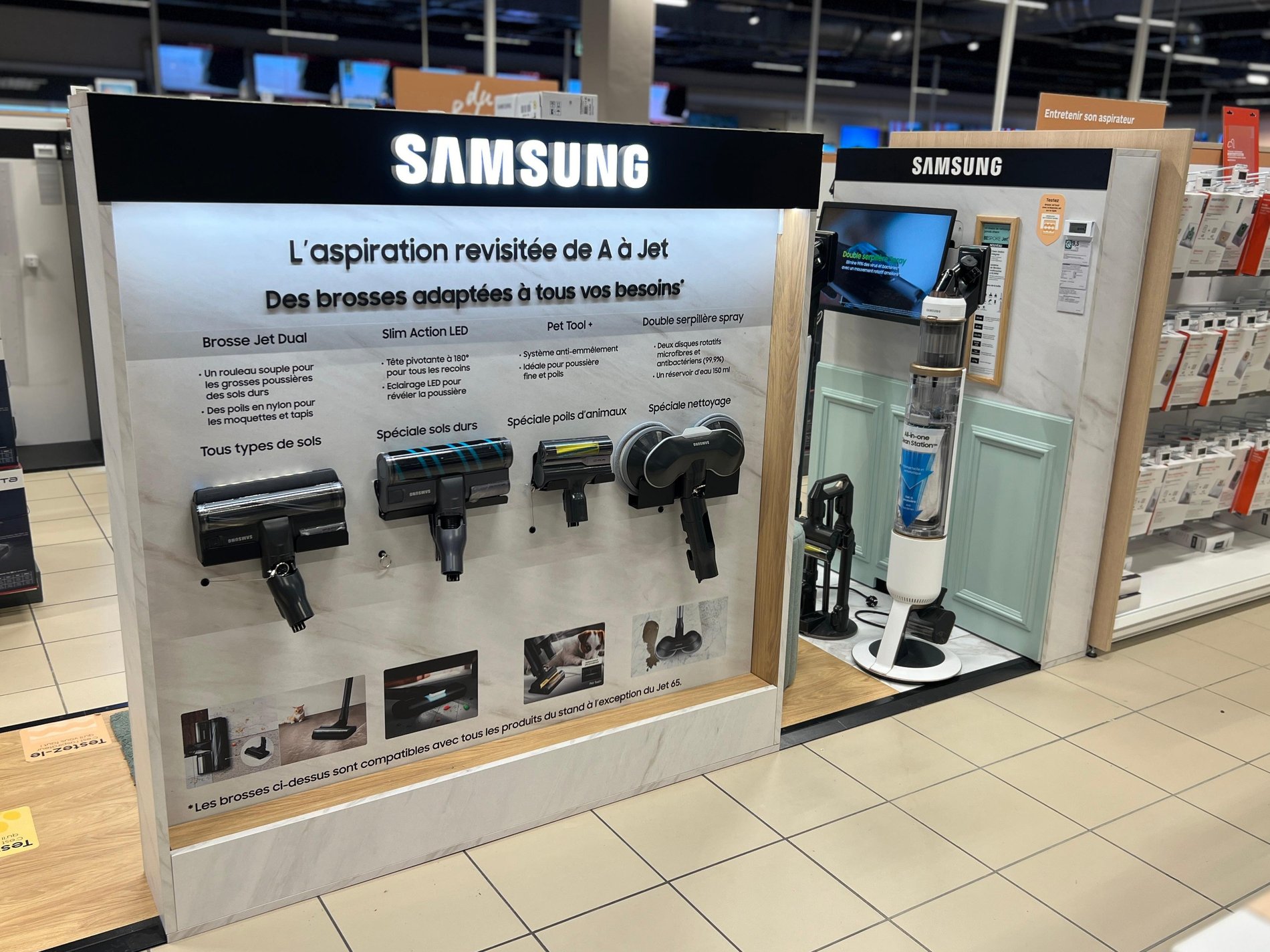 Univers aspirateur Samsung dans votre magasin Boulanger Nancy-Fléville