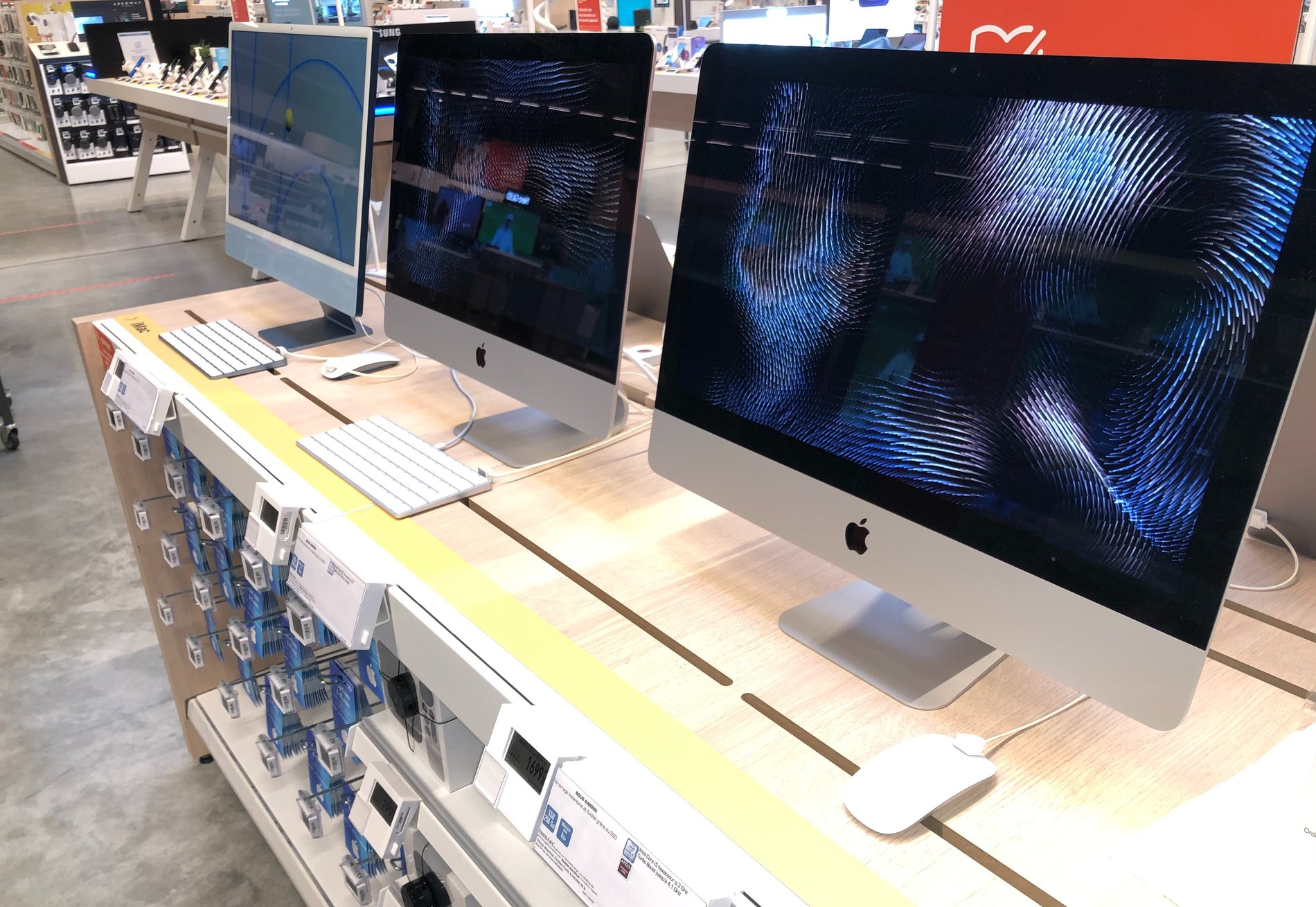 Les Imac d'Apple disponibles dans votre magasin Boulanger Buchelay
