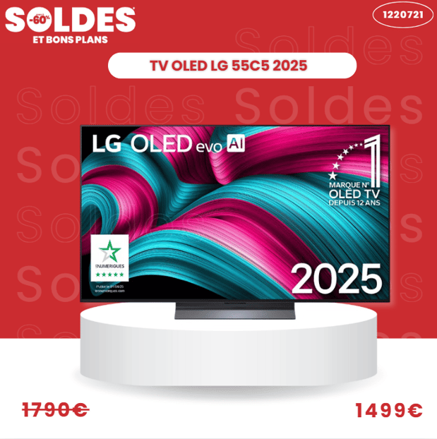 TV OLED LG 55C5 2025