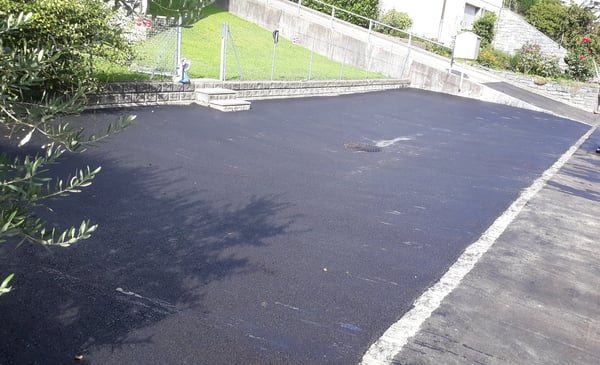 Creazione parcheggi in asfalto