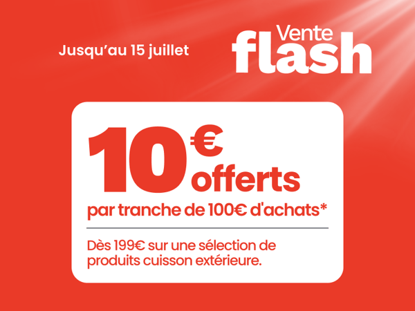❤️ Offre flash sur une sélection de produit cuisson extérieure dans votre magasin Boulanger Marseille Saint-Ferreol ❤️