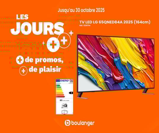 TV LED LG 65QNED84A 2025 (164cm) Réf. 1220714