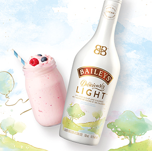 Baileys Deliciously Light Raspberry Smoothie
